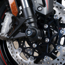 Protections de fourche R&G RACING noir - KAWASAKI ZH2