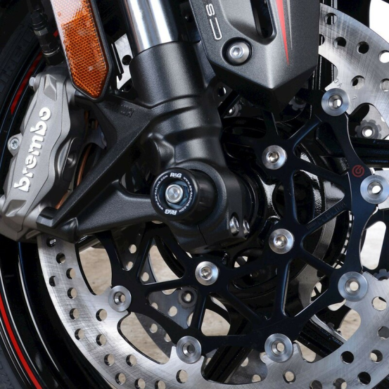 Protections de fourche R&G RACING noir - KAWASAKI ZH2