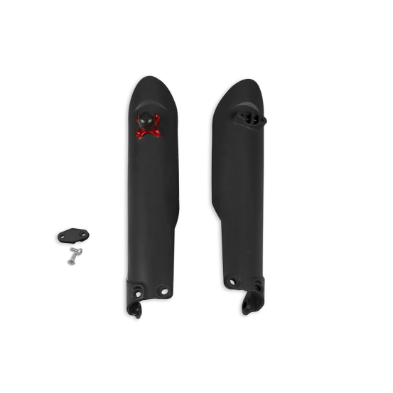 Protections de fourche + Kit départ - Noir - UFO Gas Gas MC MC-F 2021-2023