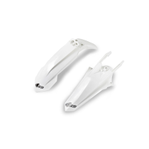 Kit Gardes boues Avant + Arrière - Blanc - UFO Gas Gas 85 MC 2021-2024