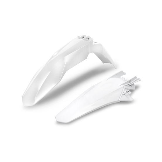 Kit Gardes boues Avant + Arrière - Blanc - UFO Gas Gas MC MC-F 2021-2023