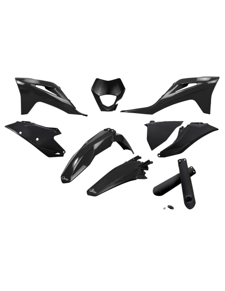 Kit plastiques complet - Noir - UFO Gas Gas EC EC-F 2021-2023