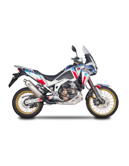 Silencieux échappement Dakar SPARK Euro5 en titane - HONDA 1100 CRF L AFRICA TWIN 2020-