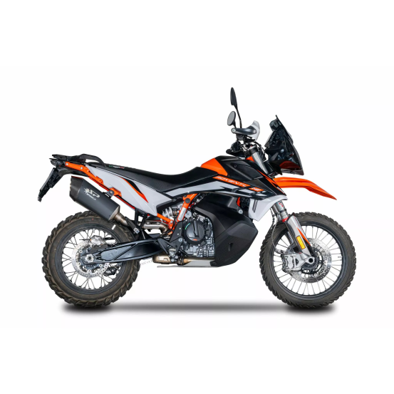Silencieux échappement Fighter EVO SPARK Euro5 noir - KTM 890 ADVENTURE R 2022- / HUSQVARNA 901 NORDEN 2022-