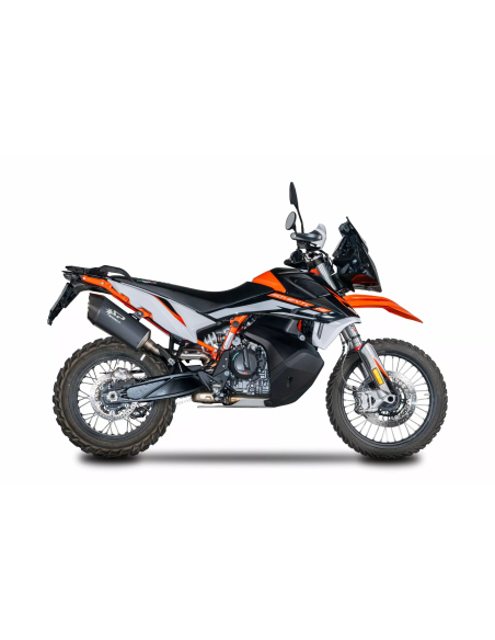 Silencieux échappement Fighter EVO SPARK Euro5 noir - KTM 890 ADVENTURE R 2022- / HUSQVARNA 901 NORDEN 2022-