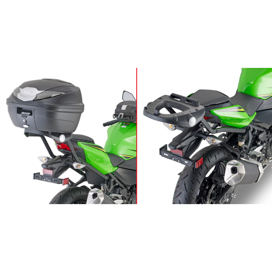 Support top case Givi Monolock 4129FZ Kawasaki 400 Ninja 2018 - 2021 Z 400 2019 - 2021