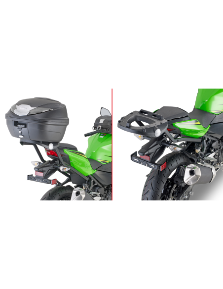 Support top case Givi Monolock 4129FZ Kawasaki 400 Ninja 2018 - 2021 Z 400 2019 - 2021