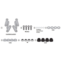 Kit fixation bulle Givi A2157A Yamaha MT07 2021