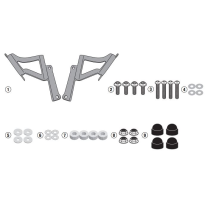 Kit fixation bulle Givi A4128A Kawasaki 650 - 900 Z 2020-2026