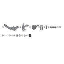 kit fixation bulle Givi D5131KIT BMW R 1250 GS Adventure 2019-2024