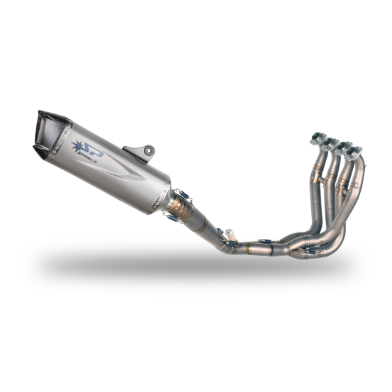 Ligne complète échappement racing titane + Silencieux Force EVO SPARK - KAWASAKI 600 ZX-6R 2009-2024