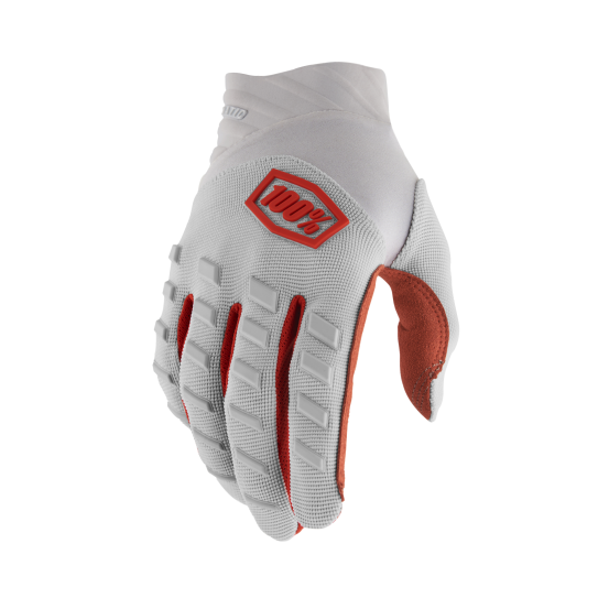 Gants cross 100% Airmatic - Argent