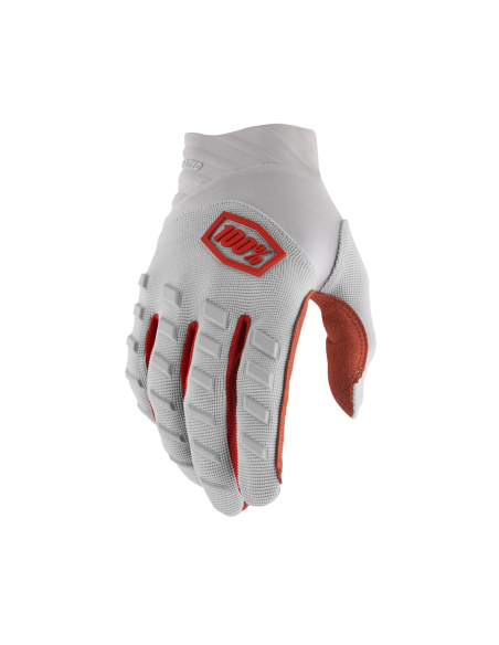 Gants cross 100% Airmatic - Argent
