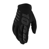 Gants cross 100% Brisker - Noir