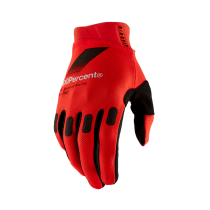 Gants cross 100% Ridefit - Rouge