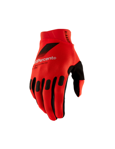 Gants cross 100% Ridefit - Rouge