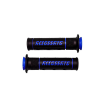 Paire de poignées bi-composant ACCOSSATO - Avec logo bleu