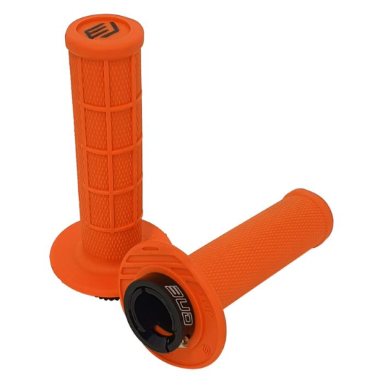 Poignée BUD RACING Lock-on Orange Fluo