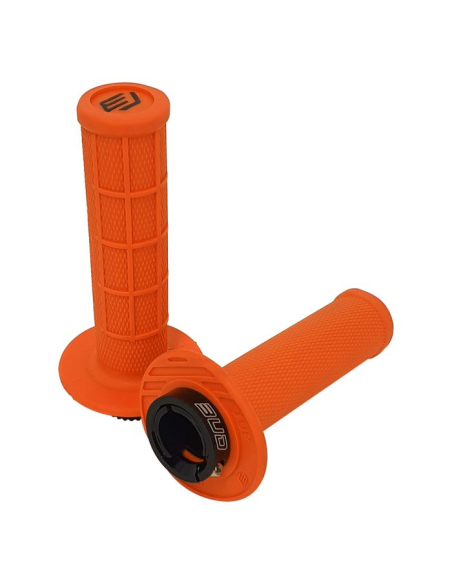 Poignée BUD RACING Lock-on Orange Fluo