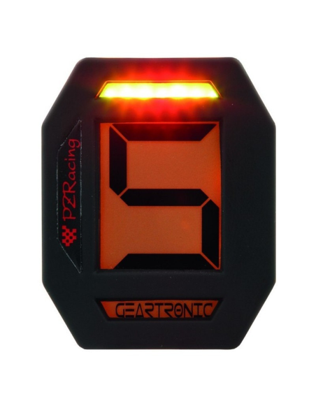 Indicateur de rapport engagé universel PZRACING GearTronic avec shiftlight paramétrable