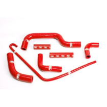 Durites de radiateur SAMCO Rouge Ducati 996 Monster S4R 2001-08 et 1000 Monster S4R 2004-08
