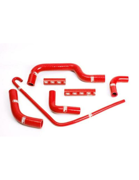 Durites de radiateur SAMCO Rouge Ducati 996 Monster S4R 2001-08 et 1000 Monster S4R 2004-08