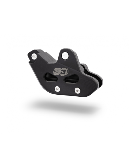 Guide chaîne renforcé S3 PARTS Rouge Noir HUSQVARNA GAS GAS SHERCO RIEJU