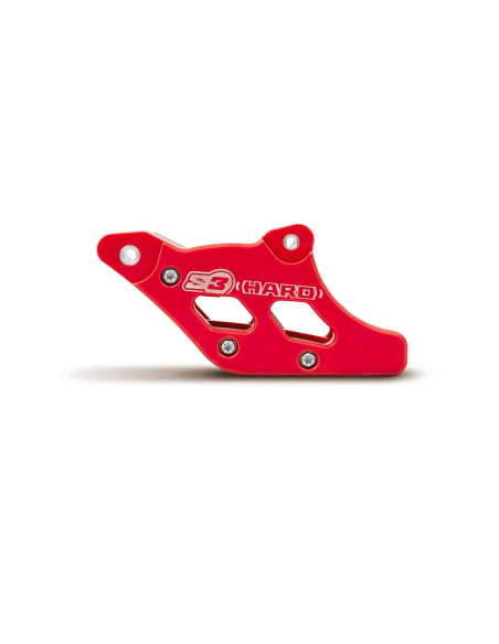 Guide chaîne renforcé S3 PARTS Rouge KTM HUSQVARNA GAS GAS SHERCO RIEJU