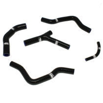 Durites de radiateur SAMCO Noir Kawasaki 125 KX 1987-1989 x2
