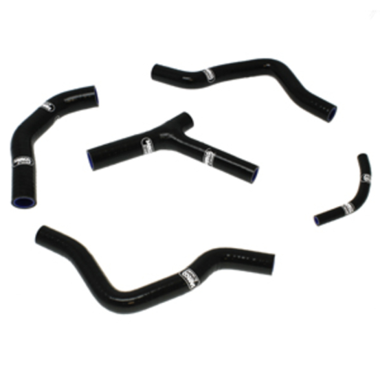 Durites de radiateur SAMCO Noir Kawasaki 125 KX 1987-1989 x2