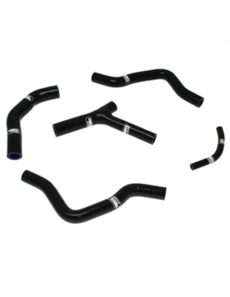 Durites de radiateur SAMCO Noir Kawasaki 125 KX 1987-1989 x2