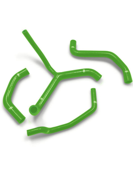 Durites de radiateur SAMCO Vert Kawasaki ZX10R x4