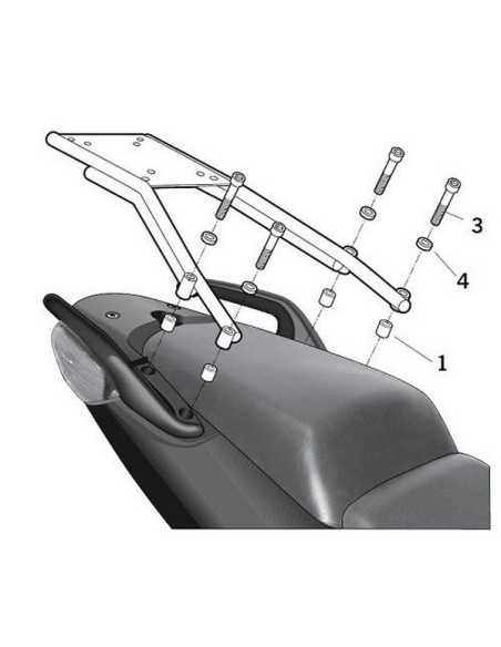 Support Top Case SHAD Top Master Honda CBF 1000 2010-2013