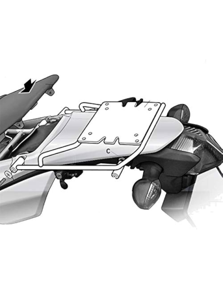 Support Top Case SHAD Top Master Honda CRF 250L 2012-2017