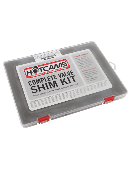 Coffret de pastilles de soupapes HOTCAMS - Diamètre 9,48mm - HONDA YAMAHA SUZUKI KAWASAKI ARCTIC CAT