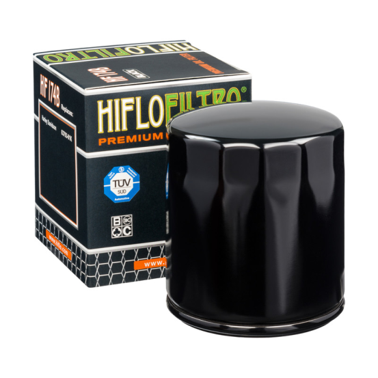Filtre à huile HIFLOFILTRO noir brillant - HF174B