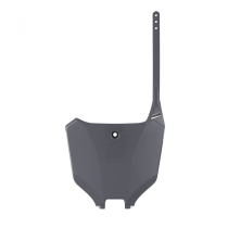 Plaque numéro frontale - Gris - POLISPORT nardo Honda 250 CRF-R 2022-2026 450 CRF-R 2021-2026
