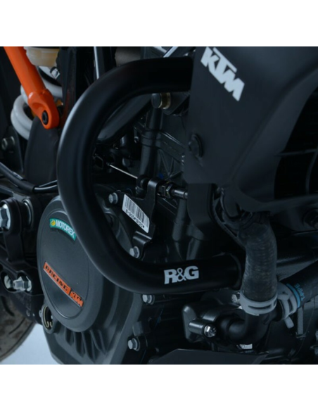 Pare carters - Crash bar R&G RACING orange - KTM Duke