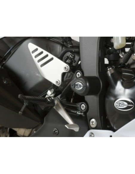 Tampons de protection R&G RACING Aéro noir - KAWASAKI ZX6R 636