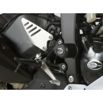 Tampons de protection R&G RACING Aero blanc KAWASAKI 636 ZX-6R 2013 - 2024