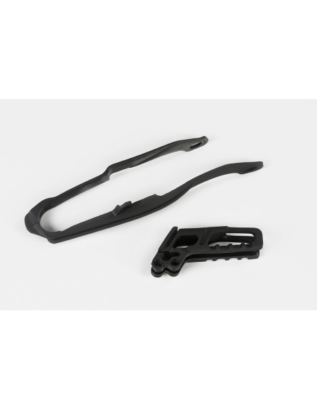 Kit guide chaîne + patin - Noir - UFO Honda 125 CR 2005-2006