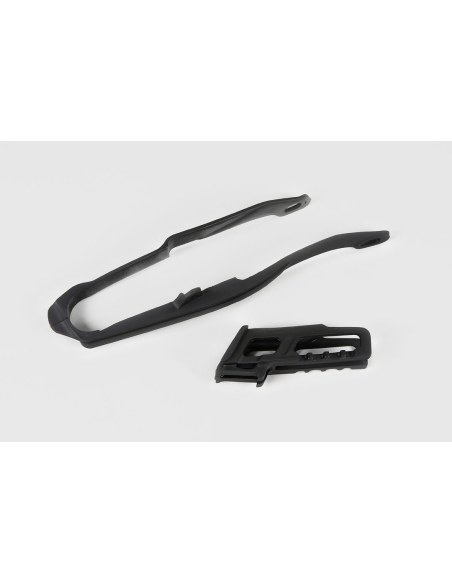 Kit guide chaîne + patin - Noir - UFO Honda CR CRF-R 2007