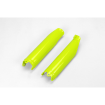 Protections de fourche - Néon Jaune - UFO Honda 250 CRF R 2014-2018 / 450 CRF R 2009-2018 / RX 2017-2018