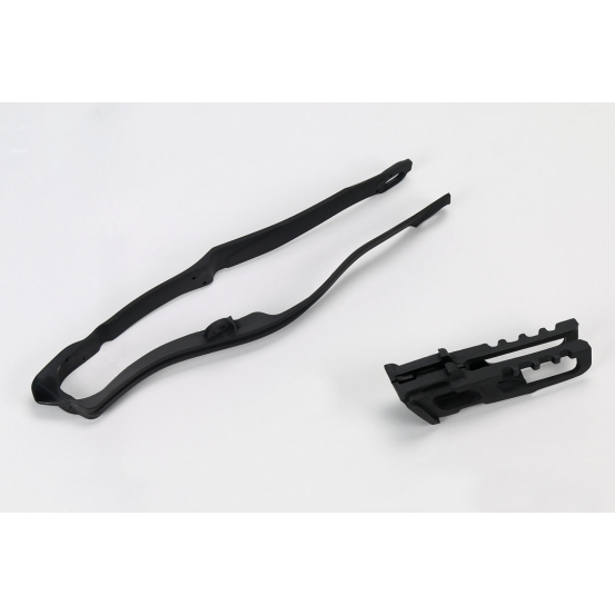 Kit guide chaîne + patin - Noir - UFO Honda 250 CRF-R 2014-2017