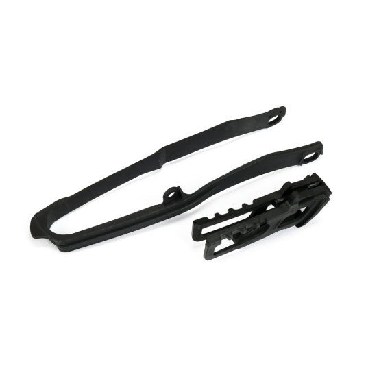 Kit guide chaîne + patin - Noir - UFO Honda 250 CRF-R 2018-2019