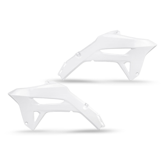 Ouies de radiateur - Blanc - UFO Honda 450 CRF-R 2021-2024 et 250 CRF-R 2022-2024
