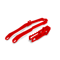 Kit guide chaîne + patin - Rouge - UFO Honda 250 CRF-R 2020-2026