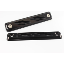 Protections de radiateur latérales GILLES TOOLING noir - Yamaha MT-03 - Suzuki 650 SV