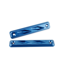 Protections de radiateur latérales GILLES TOOLING bleu - Yamaha MT-03 - Suzuki 650 SV