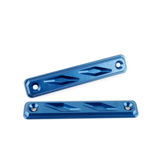 Protections de radiateur latérales GILLES TOOLING bleu - Yamaha MT-03 - Suzuki 650 SV